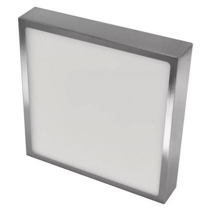 LED Stropna svetilka NEXXO LED/21W/230 3000/3500/4000K 22,5x22,5 cm mat krom