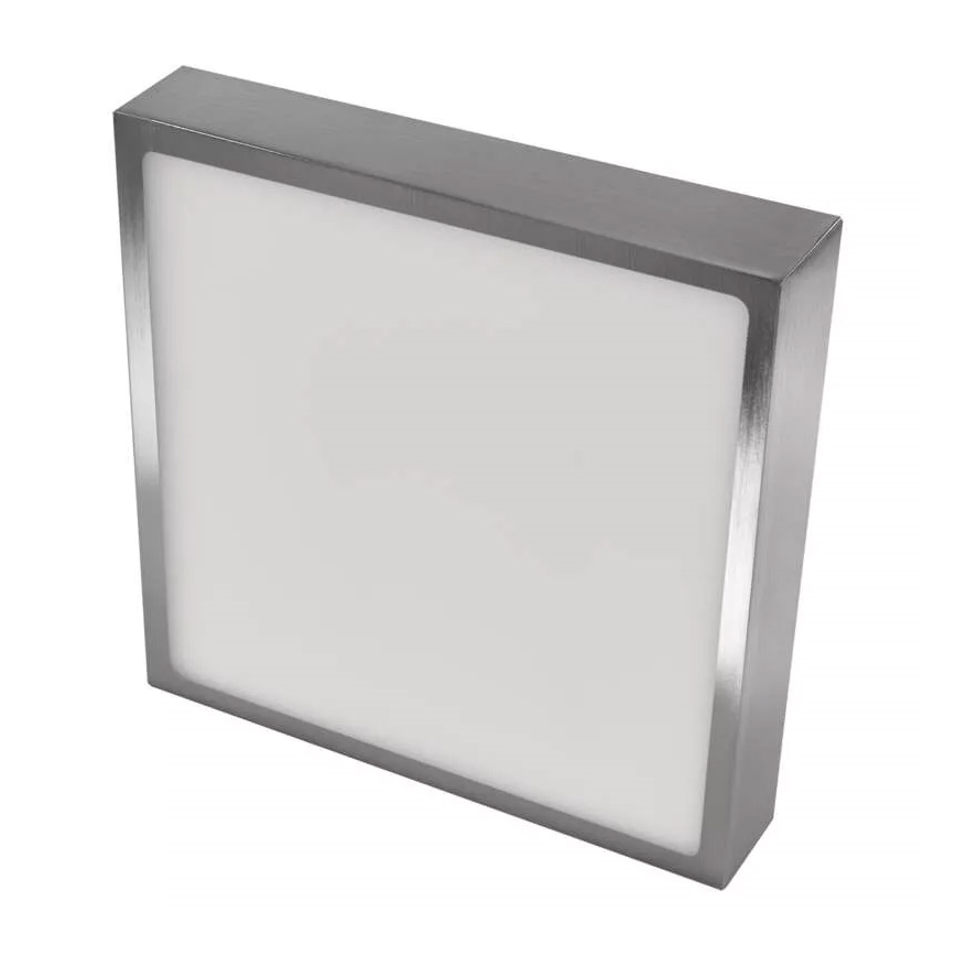 LED Stropna svetilka NEXXO LED/21W/230 3000/3500/4000K 22,5x22,5 cm mat krom