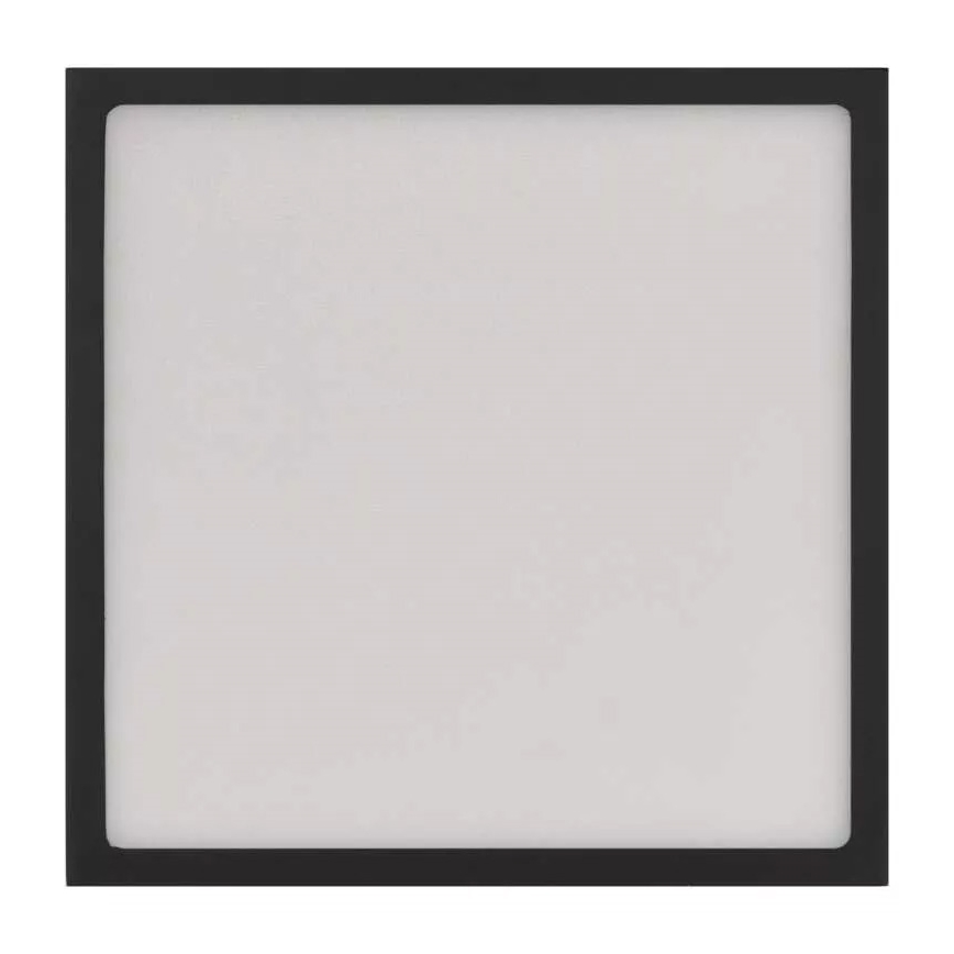 LED Stropna svetilka NEXXO LED/21W/230V 3000/3500/4000K 22,5x22,5 cm črna