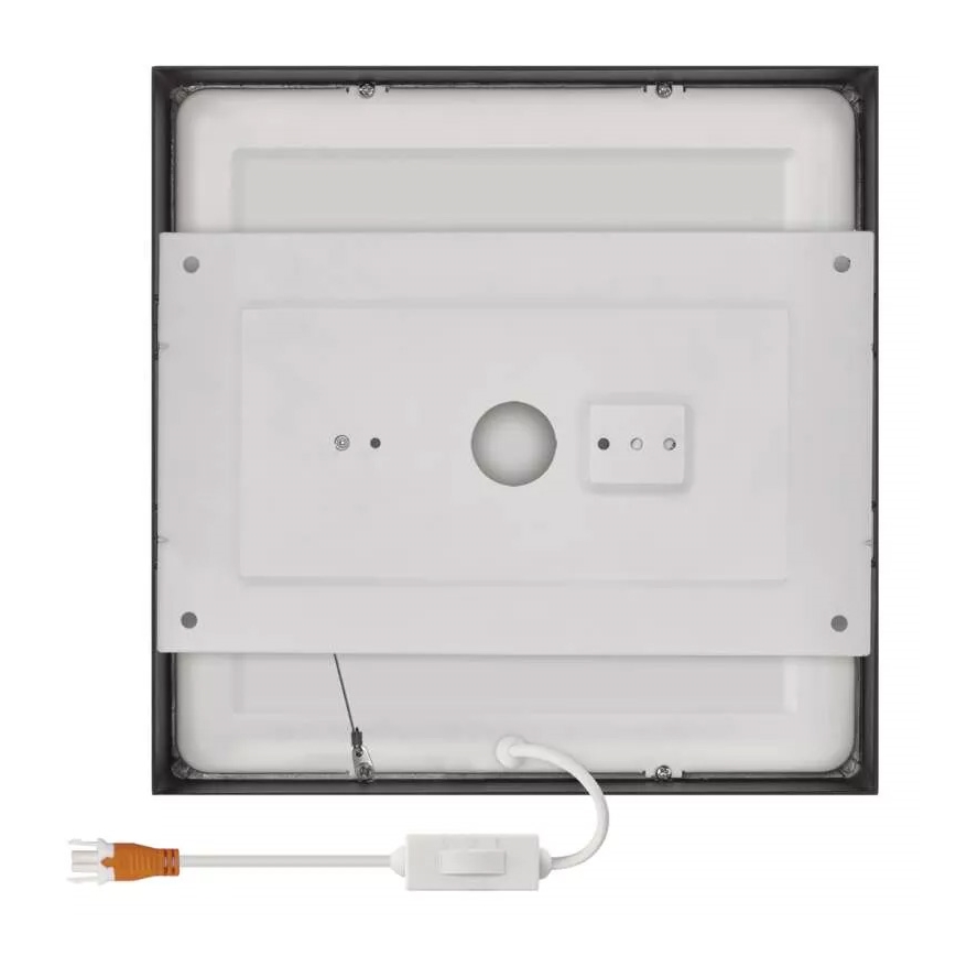 LED Stropna svetilka NEXXO LED/21W/230V 3000/3500/4000K 22,5x22,5 cm črna