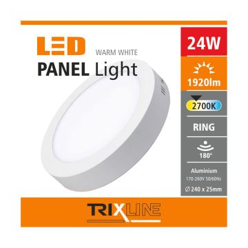 LED Stropna svetilka LED/24W/230V 2700K