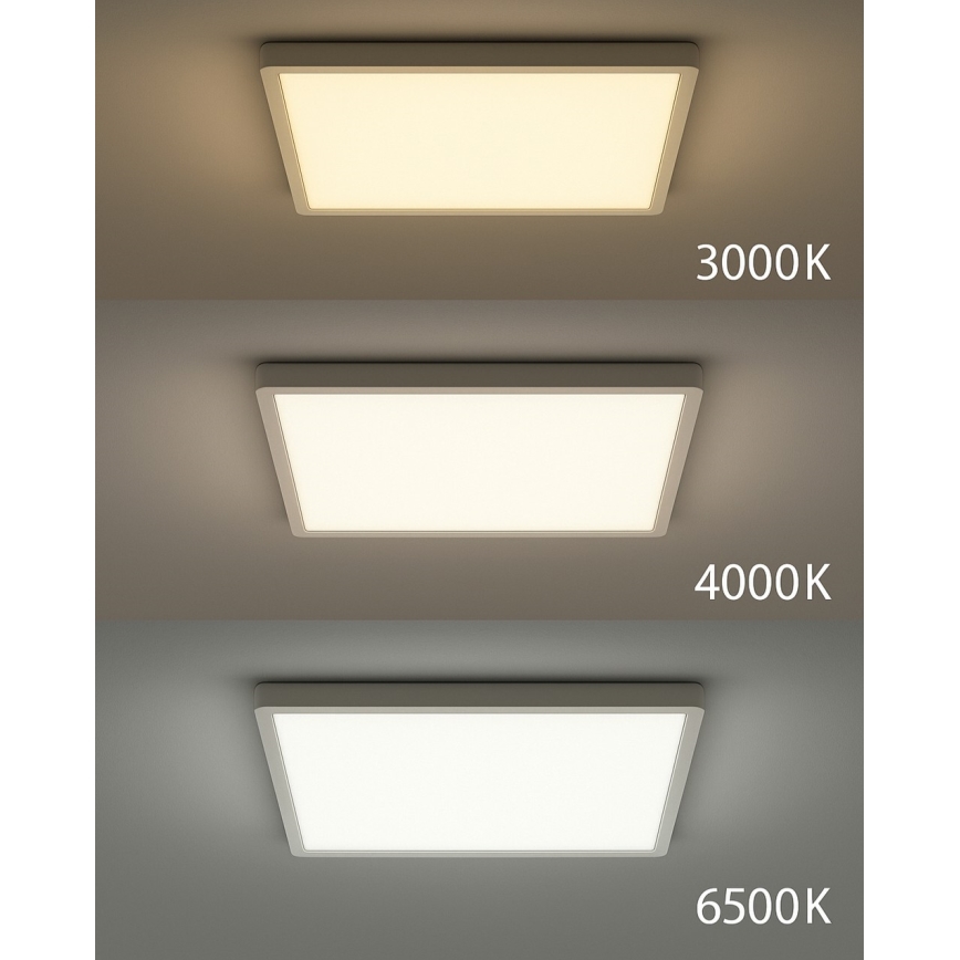 LED stropna svetilka LED/24W/230V 3000/4000/6500K 30x30 cm bela