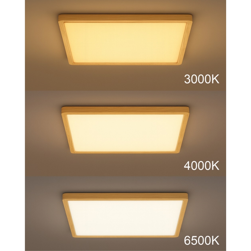LED stropna svetilka LED/24W/230V 3000/4000/6500K 30x30 cm bežna