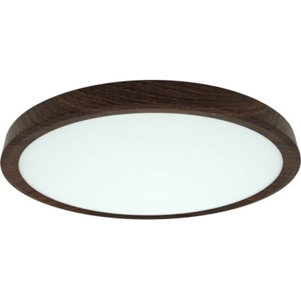 LED stropna svetilka LED/24W/230V 3000/4000/6500K, premer 30 cm, rjava