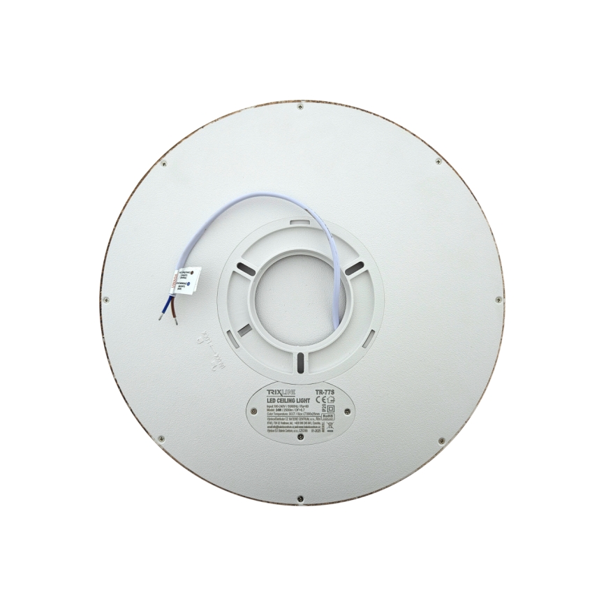 LED stropna svetilka LED/24W/230V 3000/4000/6500K, premer 30 cm, rjava