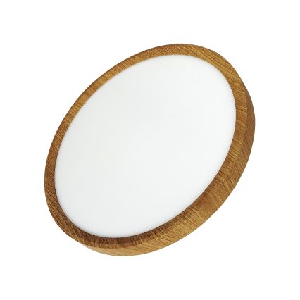 LED stropna svetilka LED/24W/230V 3000/4000/6500K, premer 30 cm, v bež barvi