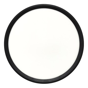 LED stropna svetilka LED/24W/230V 3000/4000/6500K premera 30 cm črna