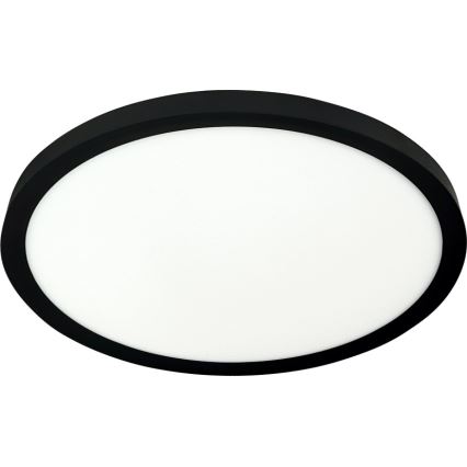 LED stropna svetilka LED/24W/230V 3000/4000/6500K premera 30 cm črna