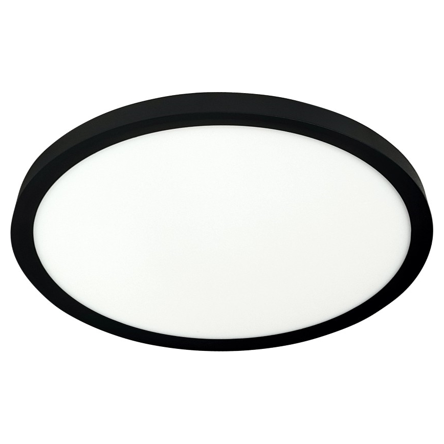 LED stropna svetilka LED/24W/230V 3000/4000/6500K premera 30 cm črna