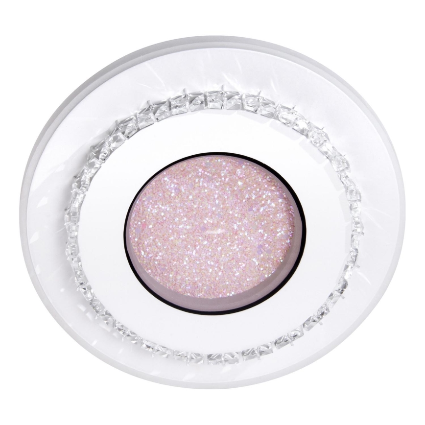 LED Stropna svetilka LED/24W/230V 3000-6000K pr. 20 cm bela/roza