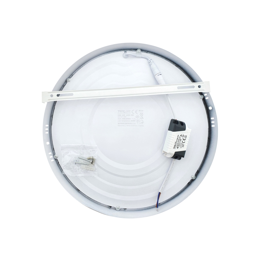 LED Stropna svetilka LED/24W/230V 4200K pr. 28,5 cm bela