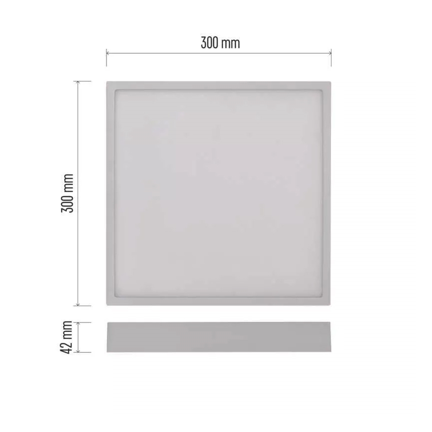 LED Stropna svetilka NEXXO LED/28,5W/230V 3000/3500/4000K 30x30 cm bela