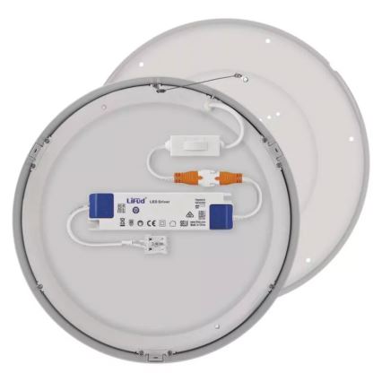 LED Stropna svetilka NEXXO LED/28,5W/230V 3000/3500/4000K pr. 30 cm bela