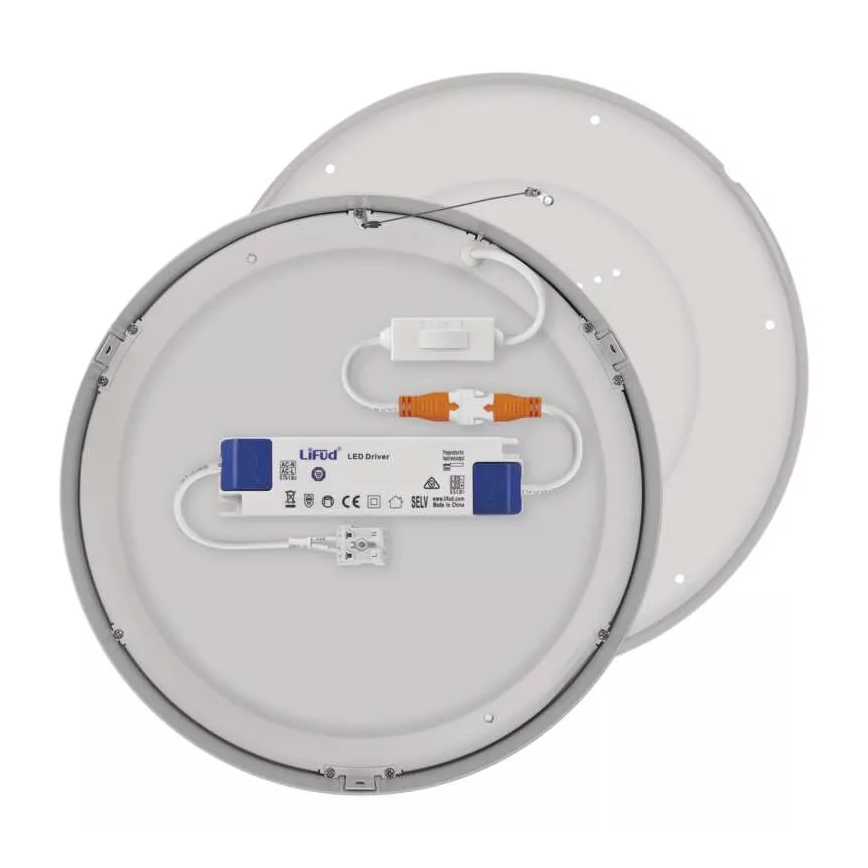 LED Stropna svetilka NEXXO LED/28,5W/230V 3000/3500/4000K pr. 30 cm bela