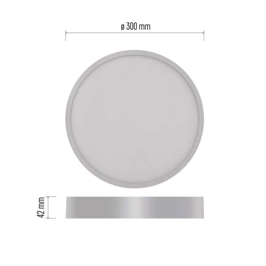 LED Stropna svetilka NEXXO LED/28,5W/230V 3000/3500/4000K pr. 30 cm bela