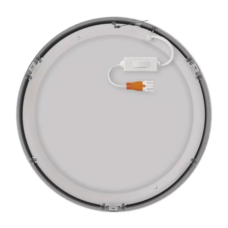 LED Stropna svetilka NEXXO LED/28,5W/230V 3000/3500/4000K pr. 30 cm sijajni krom