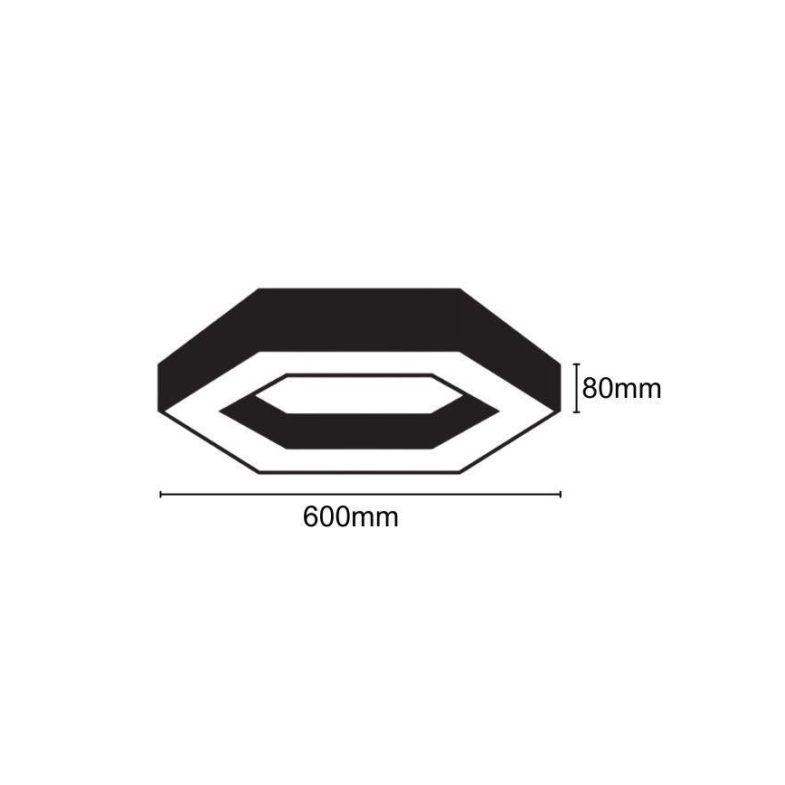 LED Stropna svetilka LED/28W/230V 4000K pr. 60 cm