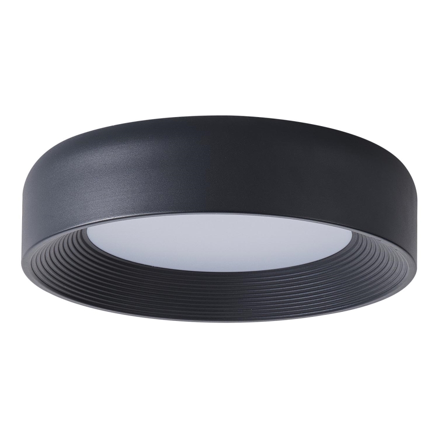 LED Stropna svetilka LED/30W/230V 3000K črna pr. 40 cm