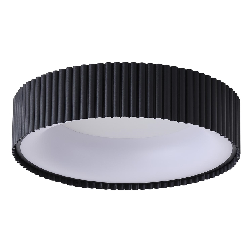 LED Stropna svetilka LED/30W/230V 3000K črna pr. 46 cm
