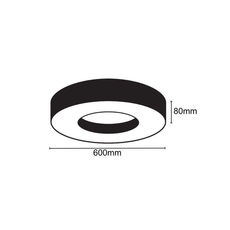LED Stropna svetilka LED/30W/230V 4000K pr. 60 cm