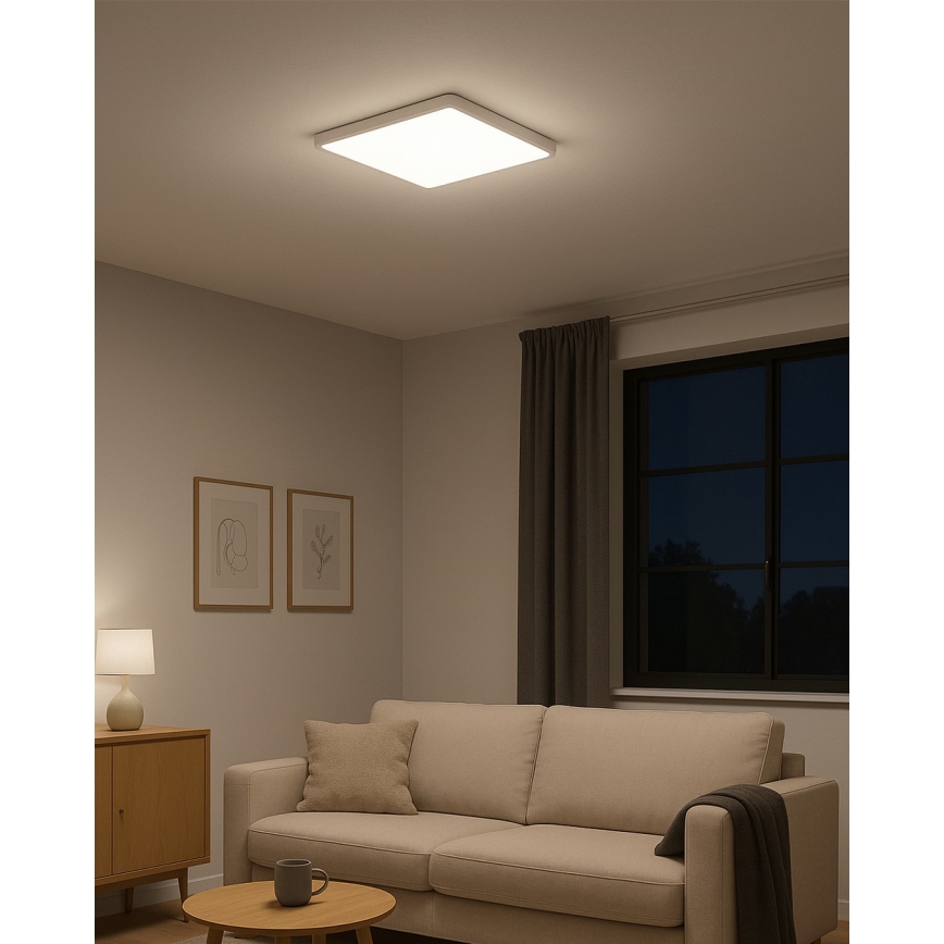 LED stropna svetilka LED/32W/230V 3000/4000/6500K 40x40 cm bela