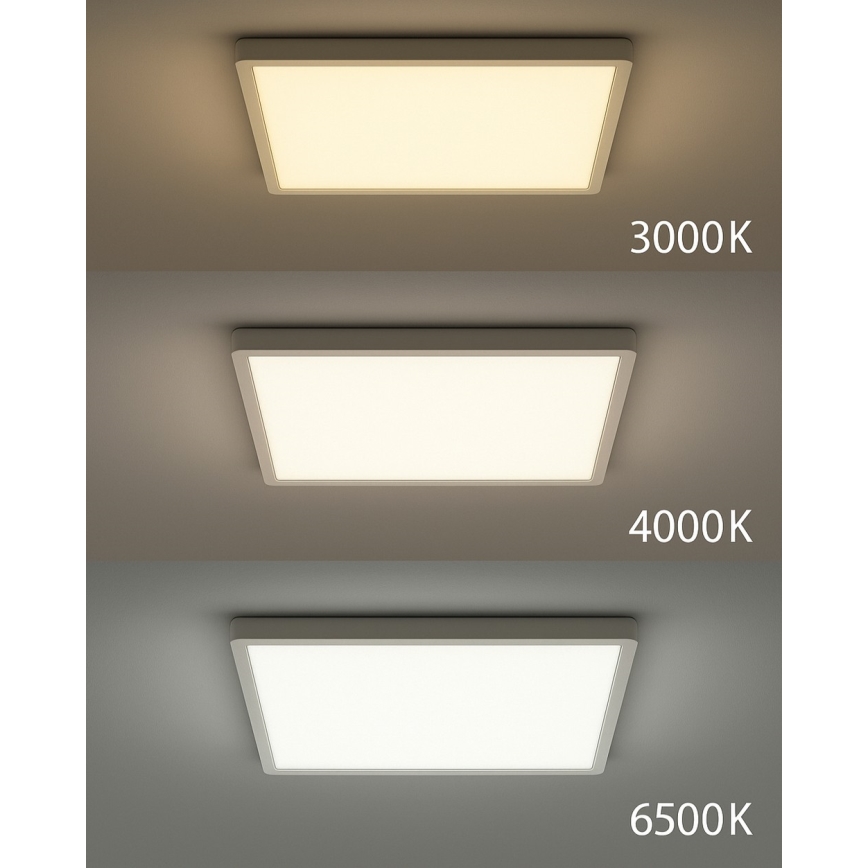 LED stropna svetilka LED/32W/230V 3000/4000/6500K 40x40 cm bela