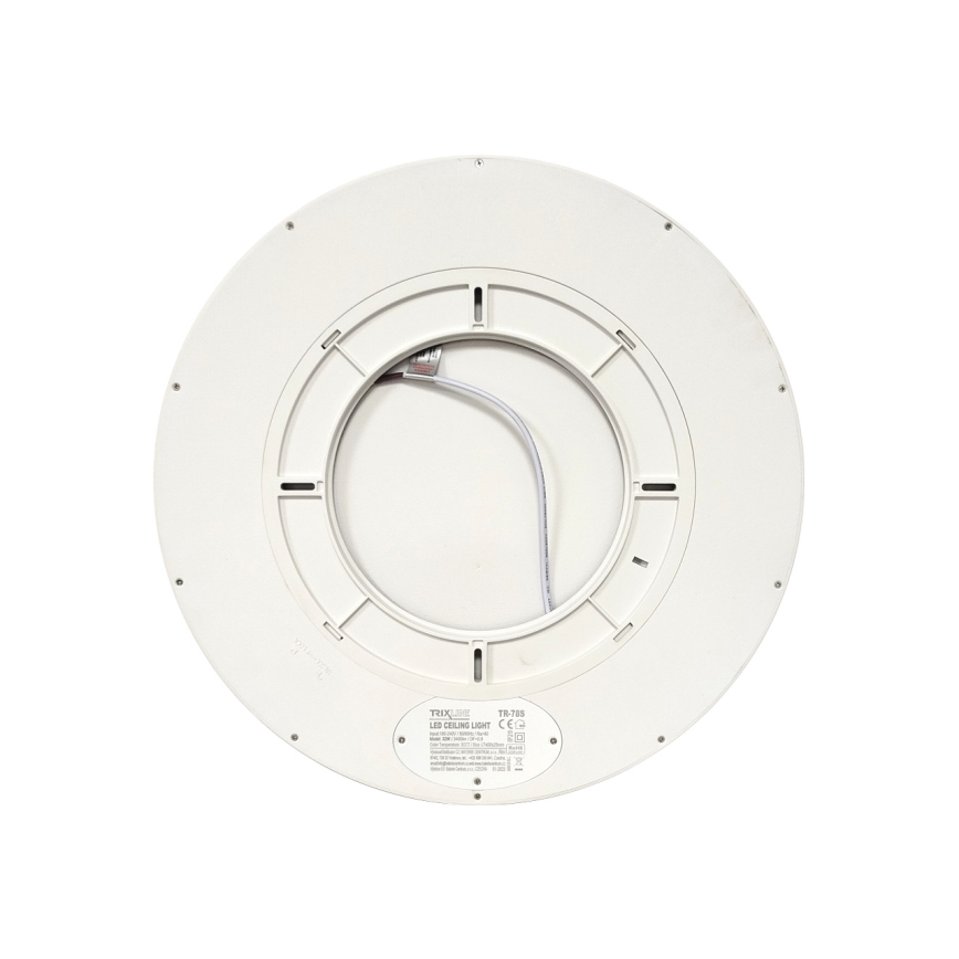 LED stropna svetilka LED/32W/230V 3000/4000/6500K premer 40 cm bela