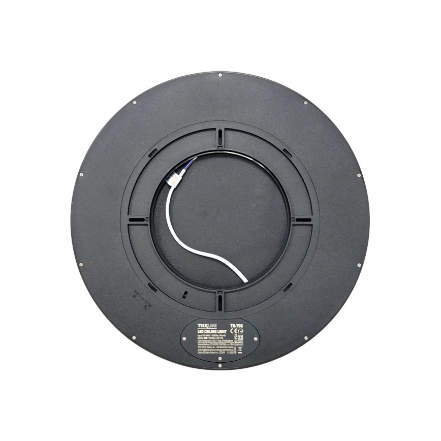 LED stropna svetilka LED/32W/230V 3000/4000/6500K Ø 40 cm črna