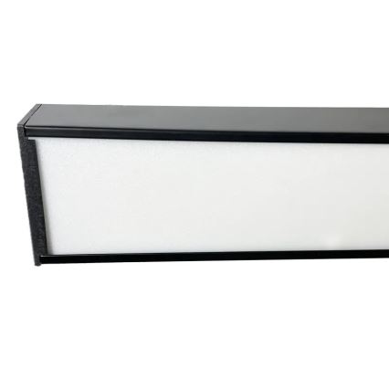 LED Stropna svetilka LED/32W/230V 4000K 120x7 cm črna
