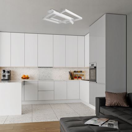 LED stropna svetilka LED/38W/230V + 1xGU10/30W bela