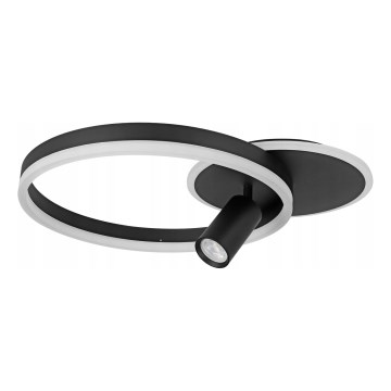 LED stropna svetilka LED/38W/230V + 1xGU10/30W črna