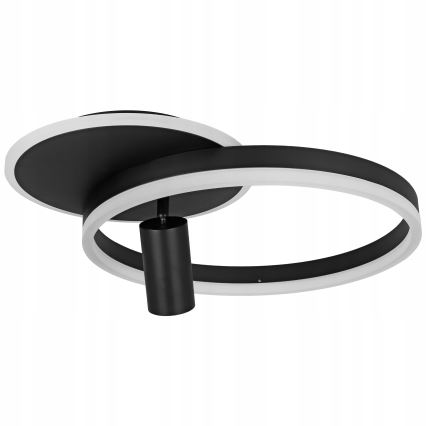 LED stropna svetilka LED/38W/230V + 1xGU10/30W črna