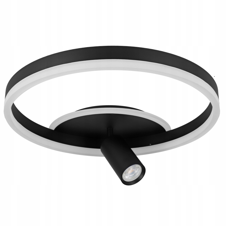 LED stropna svetilka LED/38W/230V + 1xGU10/30W črna