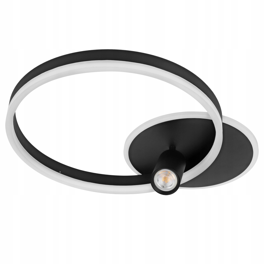 LED stropna svetilka LED/38W/230V + 1xGU10/30W črna