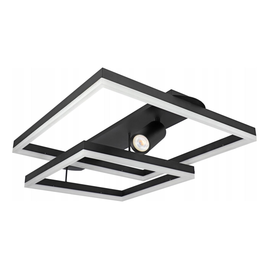 LED stropna svetilka LED/38W/230V + 1xGU10/30W črna