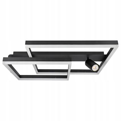 LED stropna svetilka LED/38W/230V + 1xGU10/30W črna
