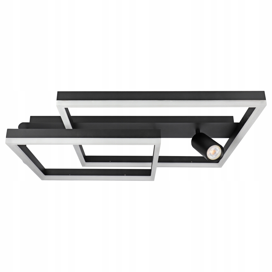 LED stropna svetilka LED/38W/230V + 1xGU10/30W črna