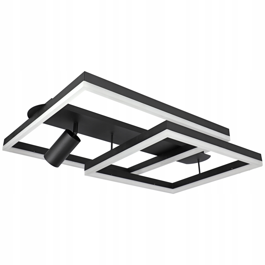 LED stropna svetilka LED/38W/230V + 1xGU10/30W črna