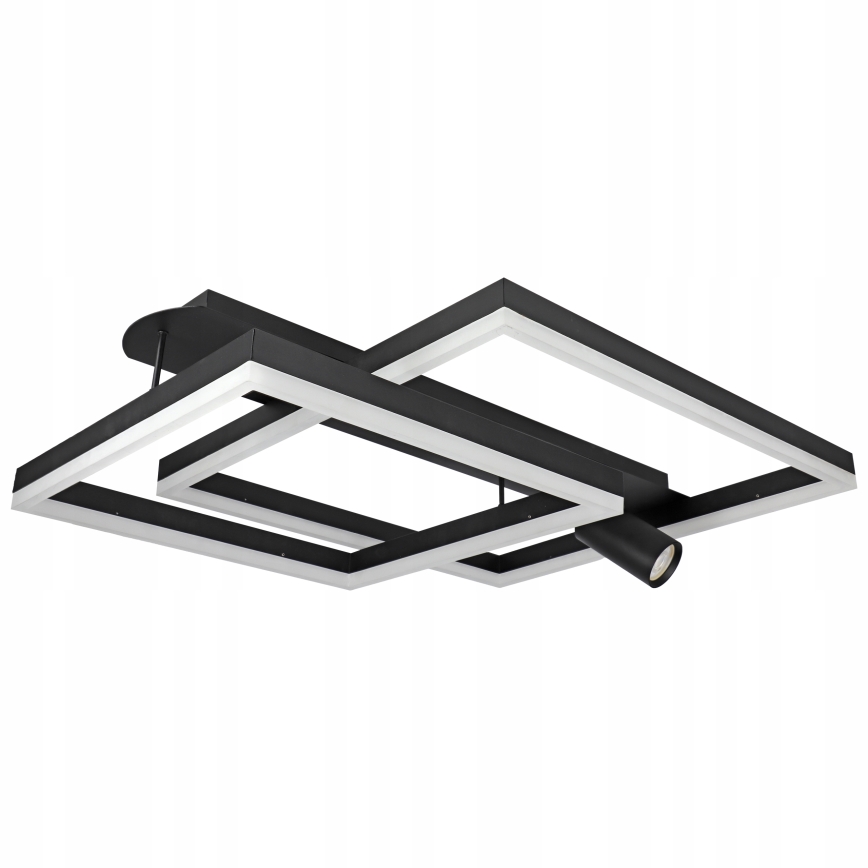 LED stropna svetilka LED/38W/230V + 1xGU10/30W črna