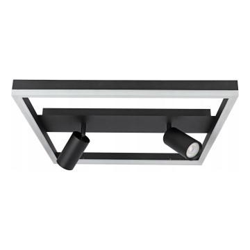 LED stropna svetilka LED/38W/230V + 2xGU10/30W črna