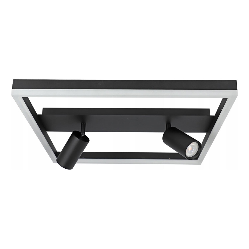 LED stropna svetilka LED/38W/230V + 2xGU10/30W črna