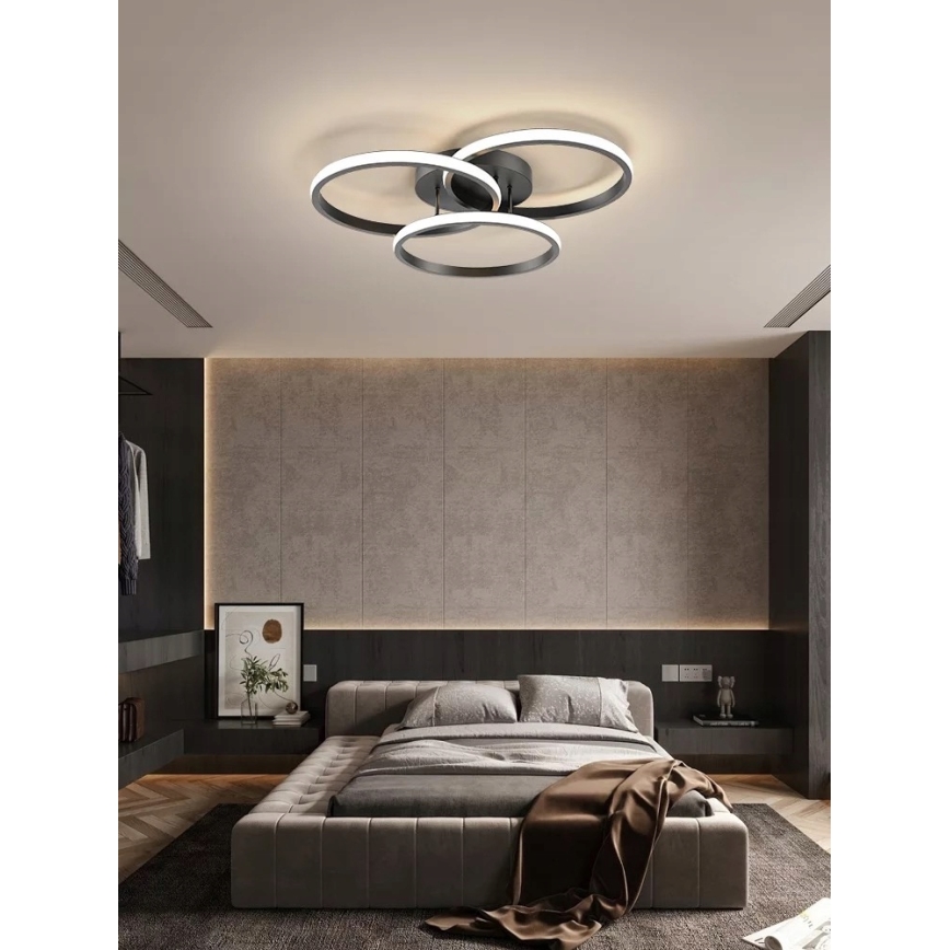 LED stropna svetilka LED/38W/230V črna