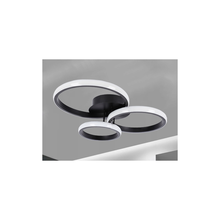 LED stropna svetilka LED/38W/230V črna