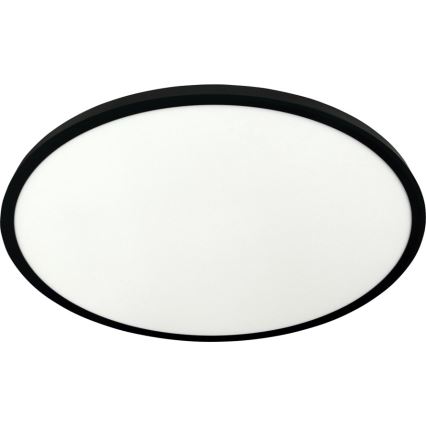 LED stropna svetilka LED, 40 W, 230 V, 3000/4000/6500 K (nastavljiva), premer 50 cm, črna
