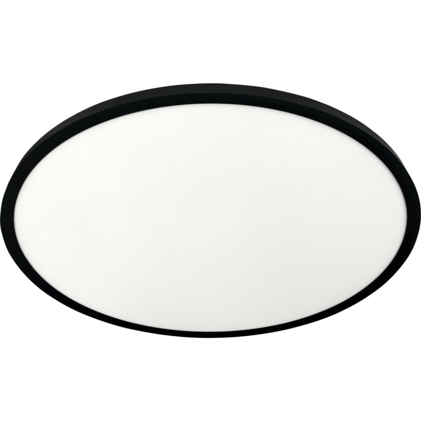 LED stropna svetilka LED, 40 W, 230 V, 3000/4000/6500 K (nastavljiva), premer 50 cm, črna
