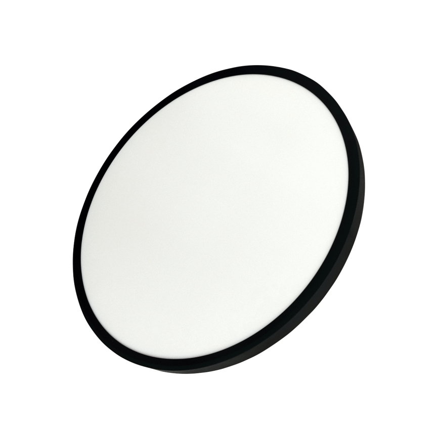 LED stropna svetilka LED, 40 W, 230 V, 3000/4000/6500 K (nastavljiva), premer 50 cm, črna