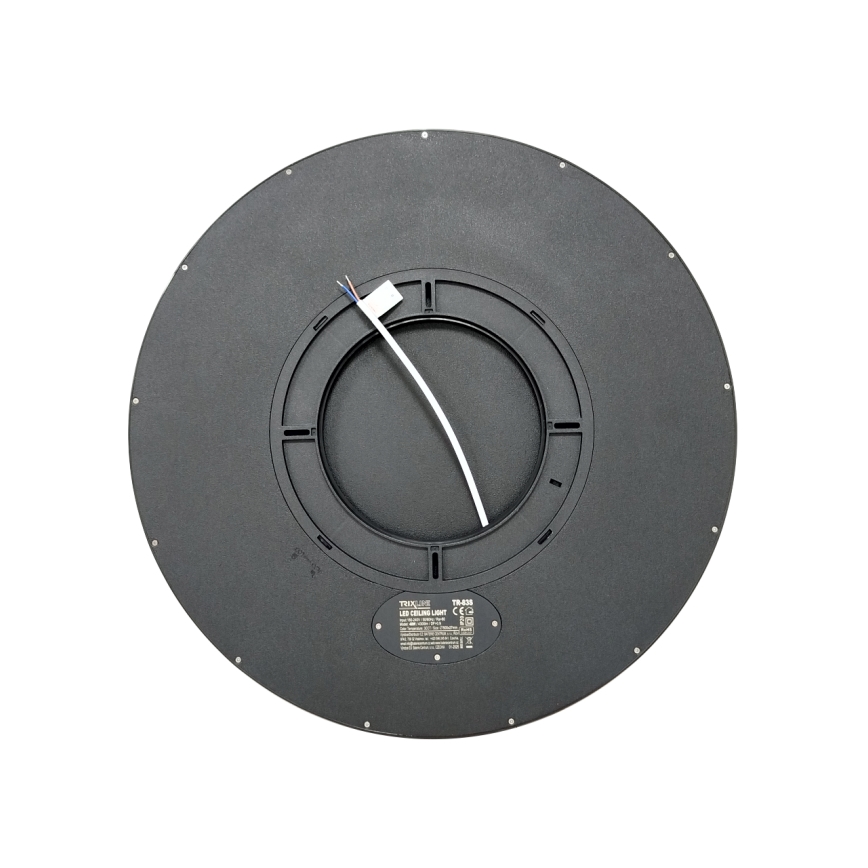 LED stropna svetilka LED, 40 W, 230 V, 3000/4000/6500 K (nastavljiva), premer 50 cm, črna
