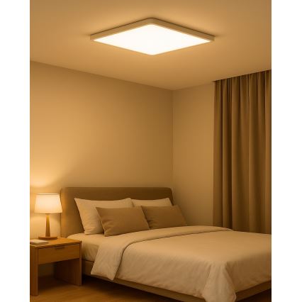 LED stropna svetilka LED/40W/230V 3000/4000/6500K 50x50 cm bela