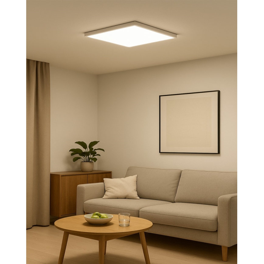 LED stropna svetilka LED/40W/230V 3000/4000/6500K 50x50 cm bela