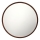 LED stropna svetilka LED/40W/230V 3000/4000/6500K premer 50 cm rjava